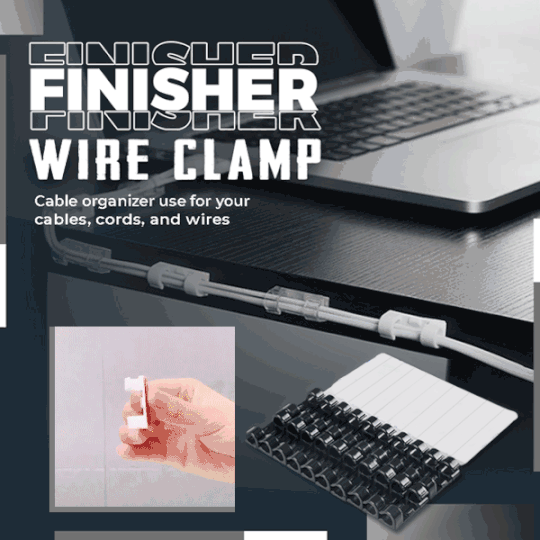 ✨Home Essentials:Finisher Wire Clamp🔥 20PCS
